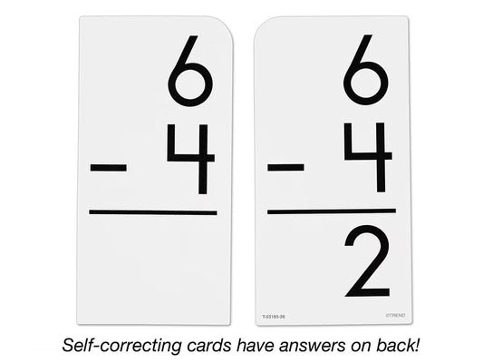Subtraction 0-12 Flash Cards- 91 Cards - US 4907
