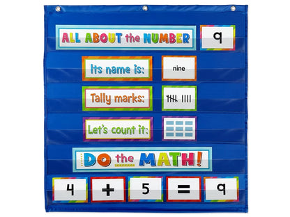 Numbers & Counting Pocket Chart Activity Cards - US 2960