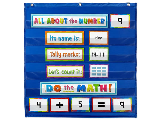 Numbers & Counting Pocket Chart Activity Cards - US 2960