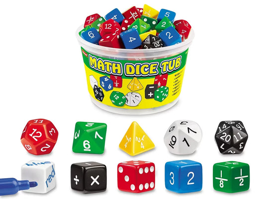 Math Dice Tub - US 6772