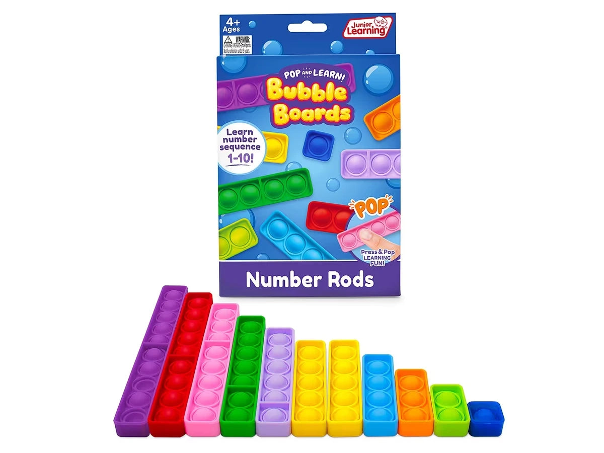 Number Rod Pop & Learn™ Bubble Boards - US 6661