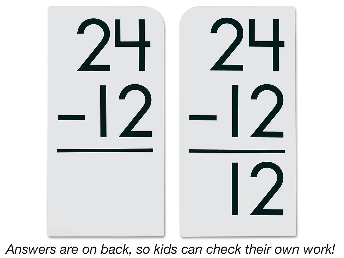 Subtraction All Facts 0-12 Flash Cards - US 2996