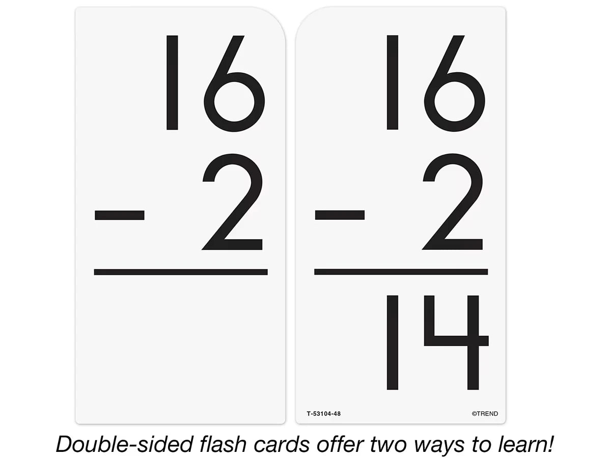 Subtraction 13-18 Flash Cards - US 4653