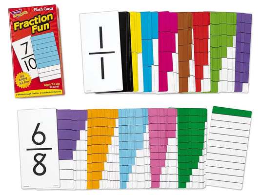 Fraction Fun Flash Cards- 96 Cards - US 2266