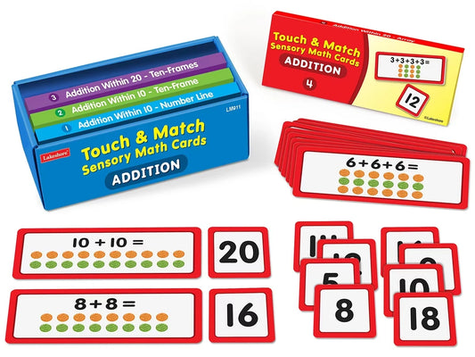 Touch & Match Sensory Addition Cards - US 9782