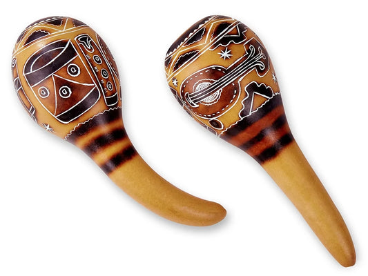 Peruvian Gourd Maracas - Set of 2 - US 3342