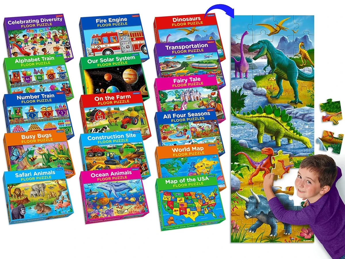 Classroom Floor Puzzles - Complete Set - US 6163