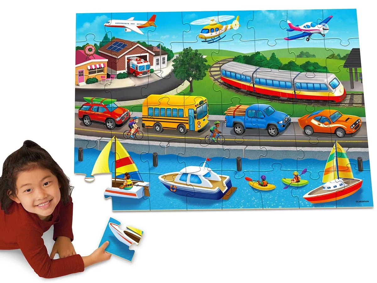 Transportation Floor Puzzle - US 5780
