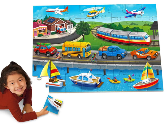 Transportation Floor Puzzle - US 5780