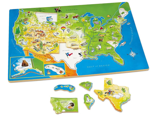 U.S.A. Map Puzzle - US 3560