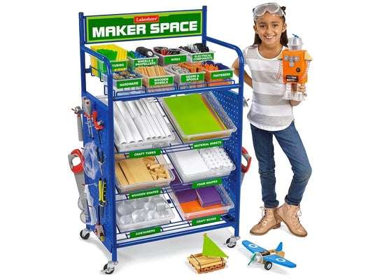 Maker Space Mobile Project Cart - Fully Loaded - US 4567