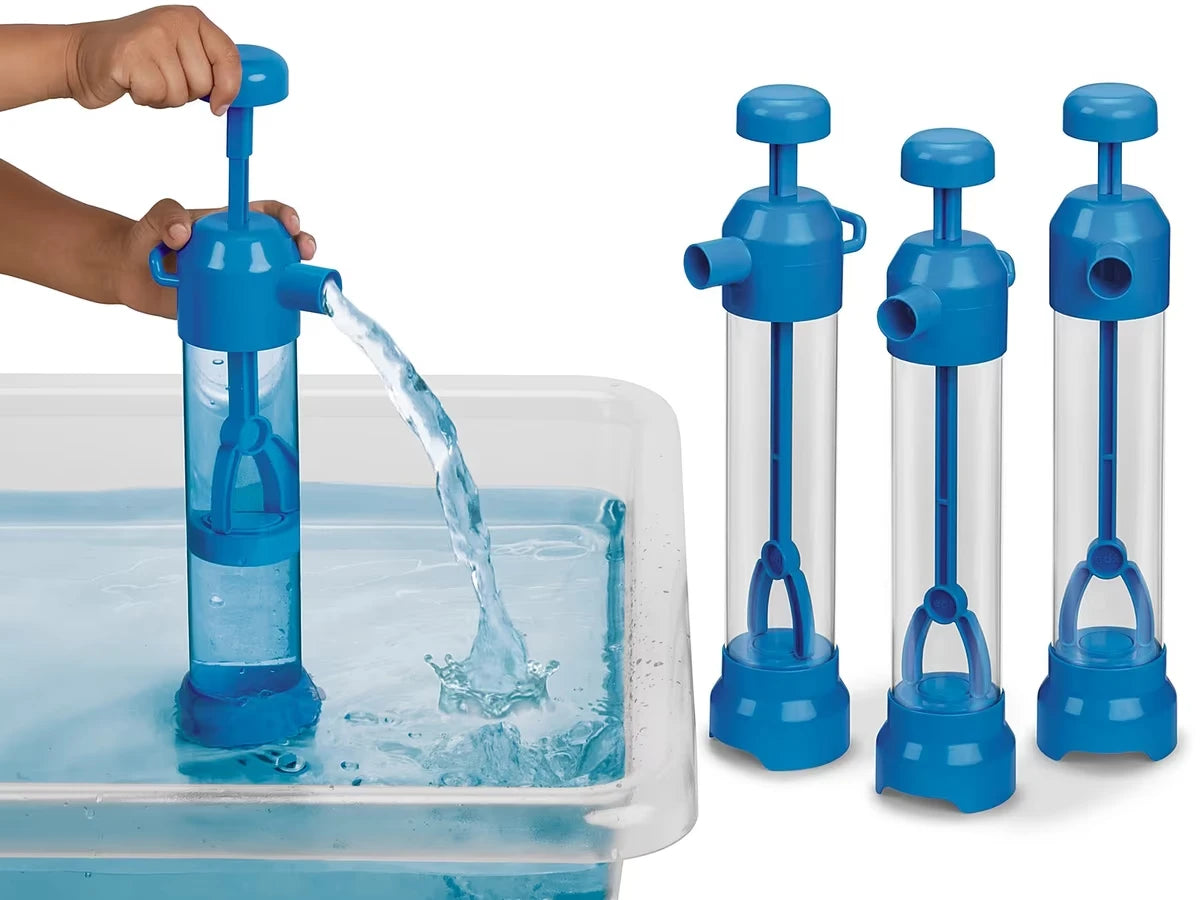 See-Inside Water Pumps - Set of 4 - US 6282