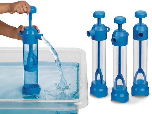 See-Inside Water Pumps - Set of 4 - US 6282
