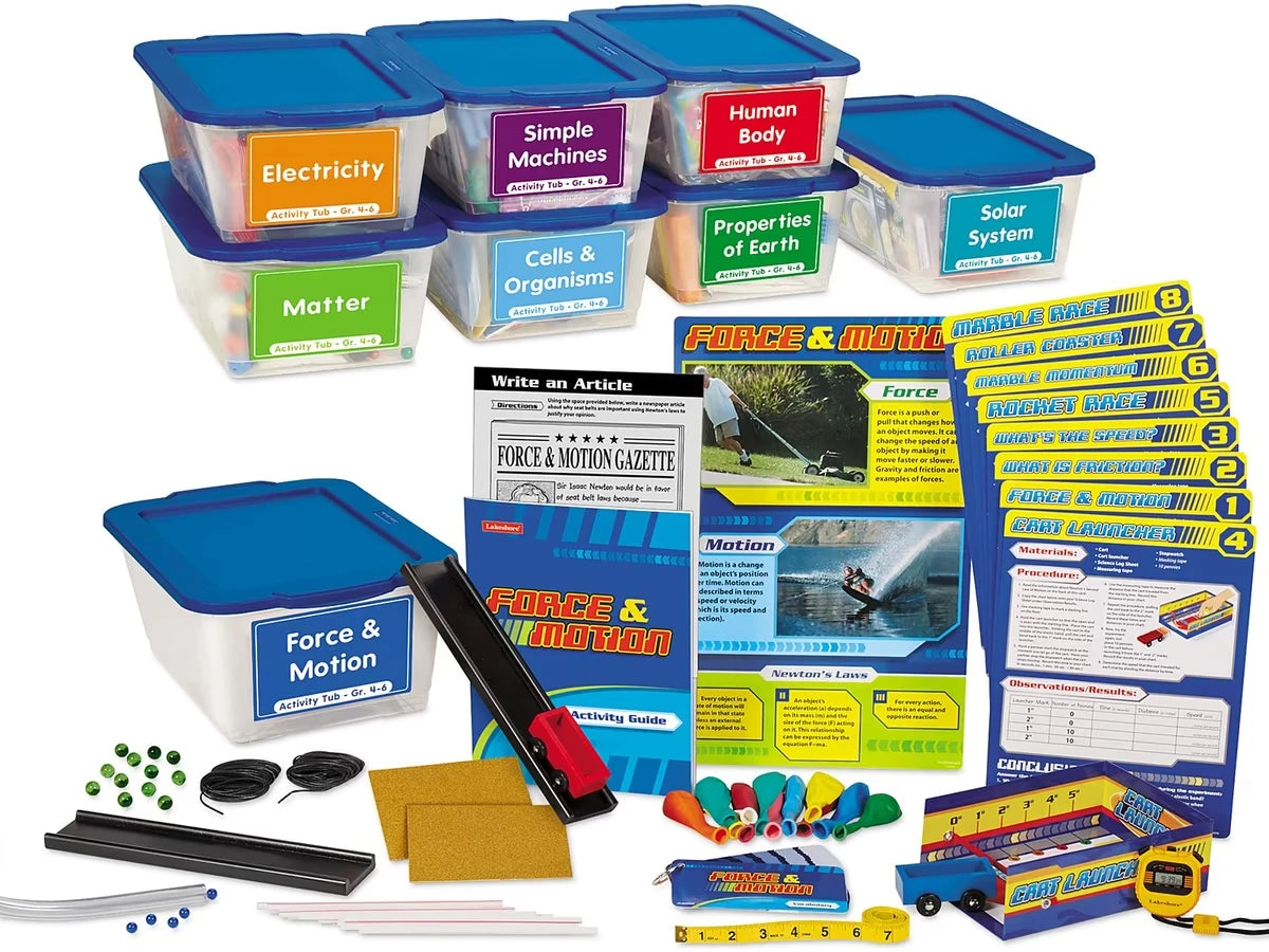 Learning Science Activity Tubs - Gr. 4-6 - Complete Set - US 3745