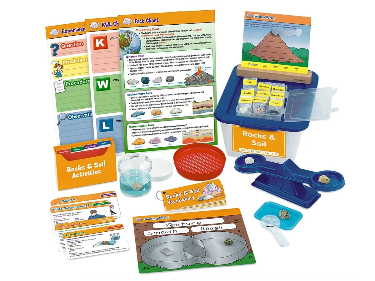 Rocks & Soil Activity Tub - Gr. 1-3 - US 4946