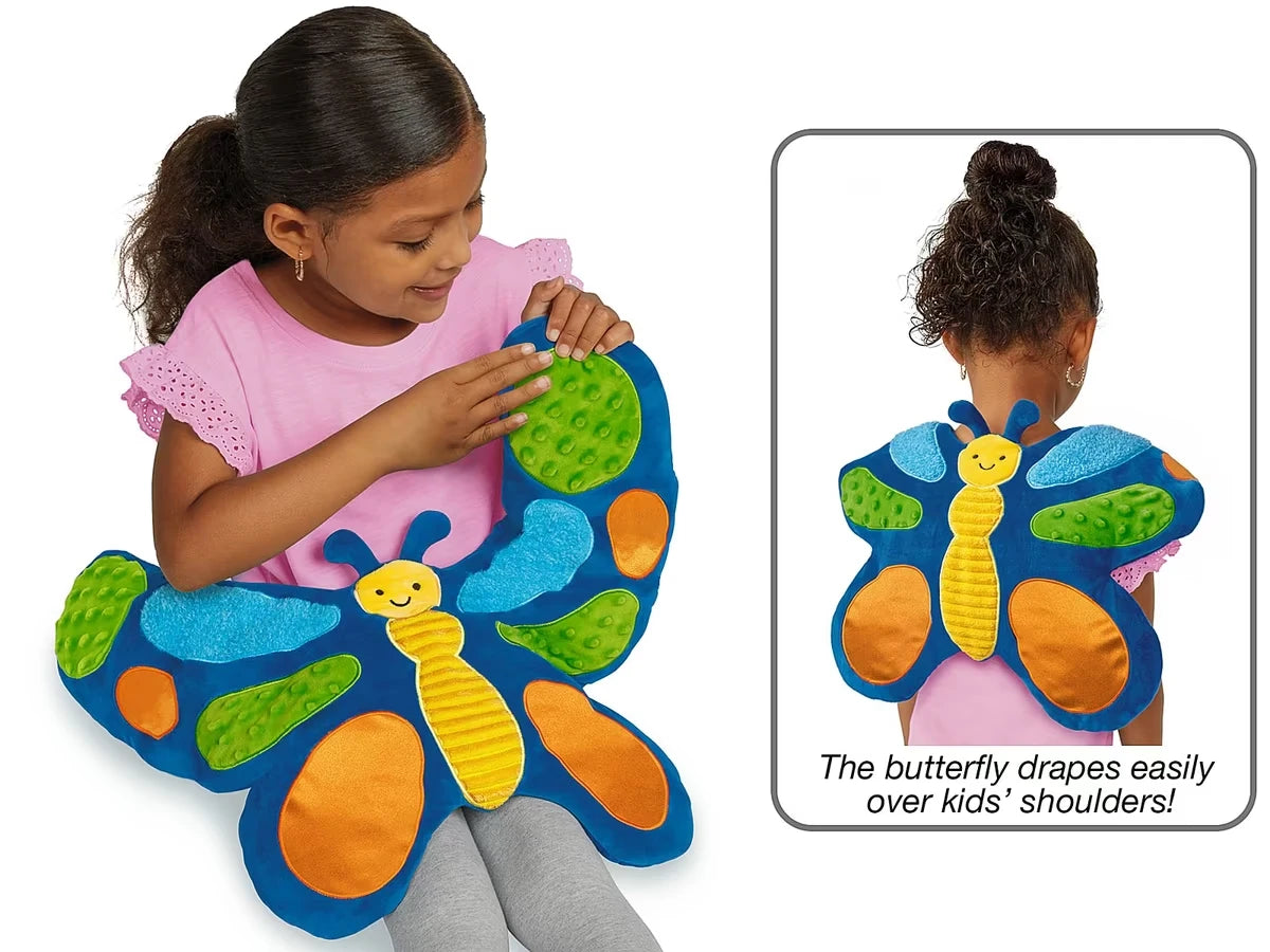 Weighted Washable Sensory Butterfly - US 6936