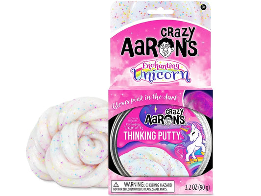 Crazy Aaron’s Glow-In-The-Dark Putty - Enchanting Unicorn - US 8658