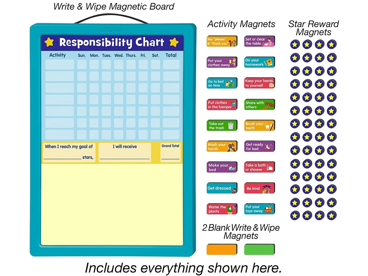 Good for Me! Magnetic Responsibility Chart - US 9751