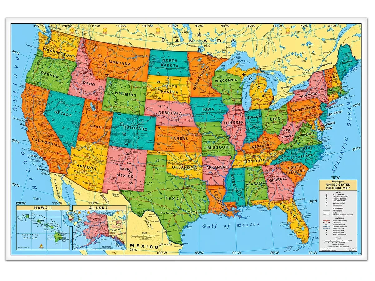 Write & Wipe U.S.A. Wall Map - US 2323