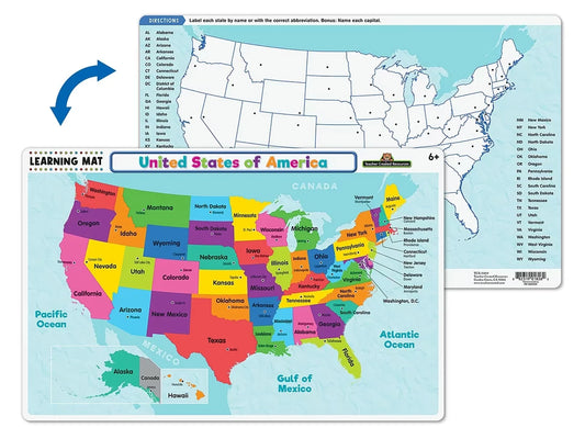 United States Learning Mat - US 4261