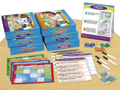 Social Studies Instant Learning Centers - Complete Set - US 3225