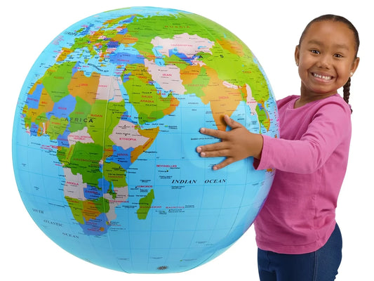 Giant Inflatable Classroom Globe - US 7118