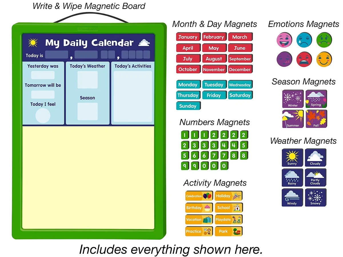 All About Today! Magnetic Calendar - US 2640