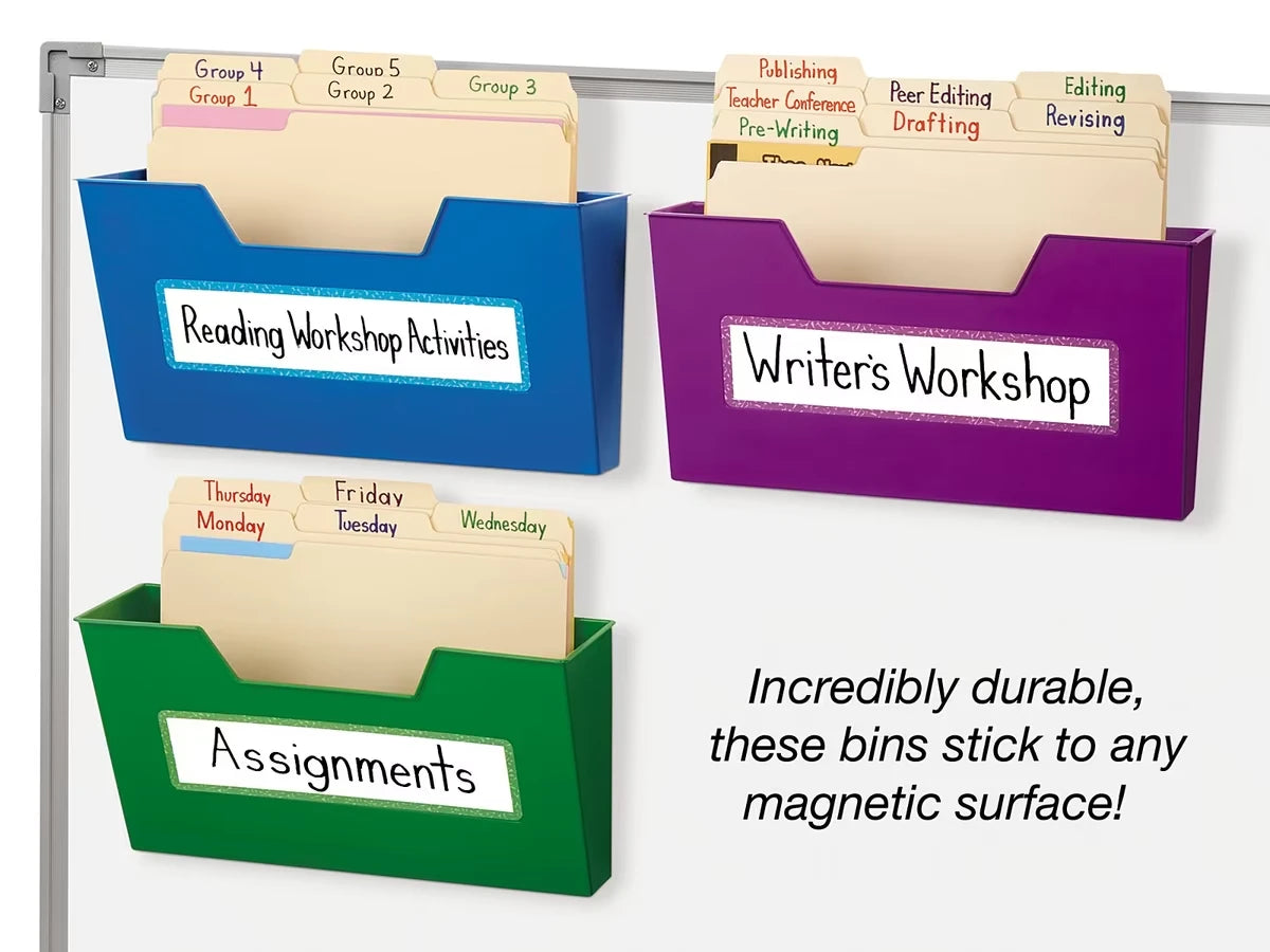 Magnetic Folder Bins - Set of 3 - US 8375