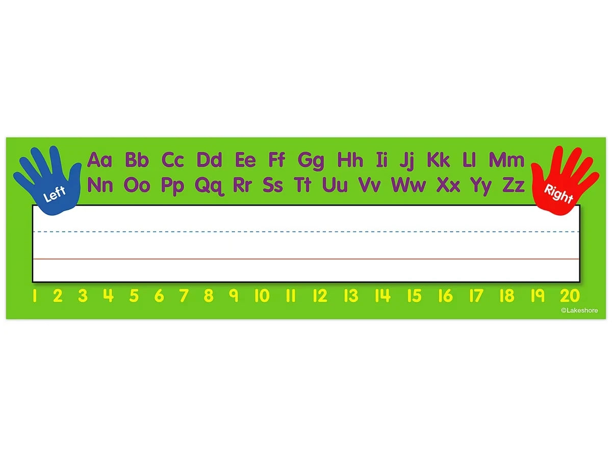 Lakeshore Alphabet Reference Nameplates - Pre K-K - US 4483