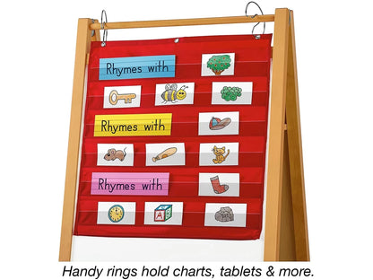 Hardwood Mobile Teaching Easel - US 5009