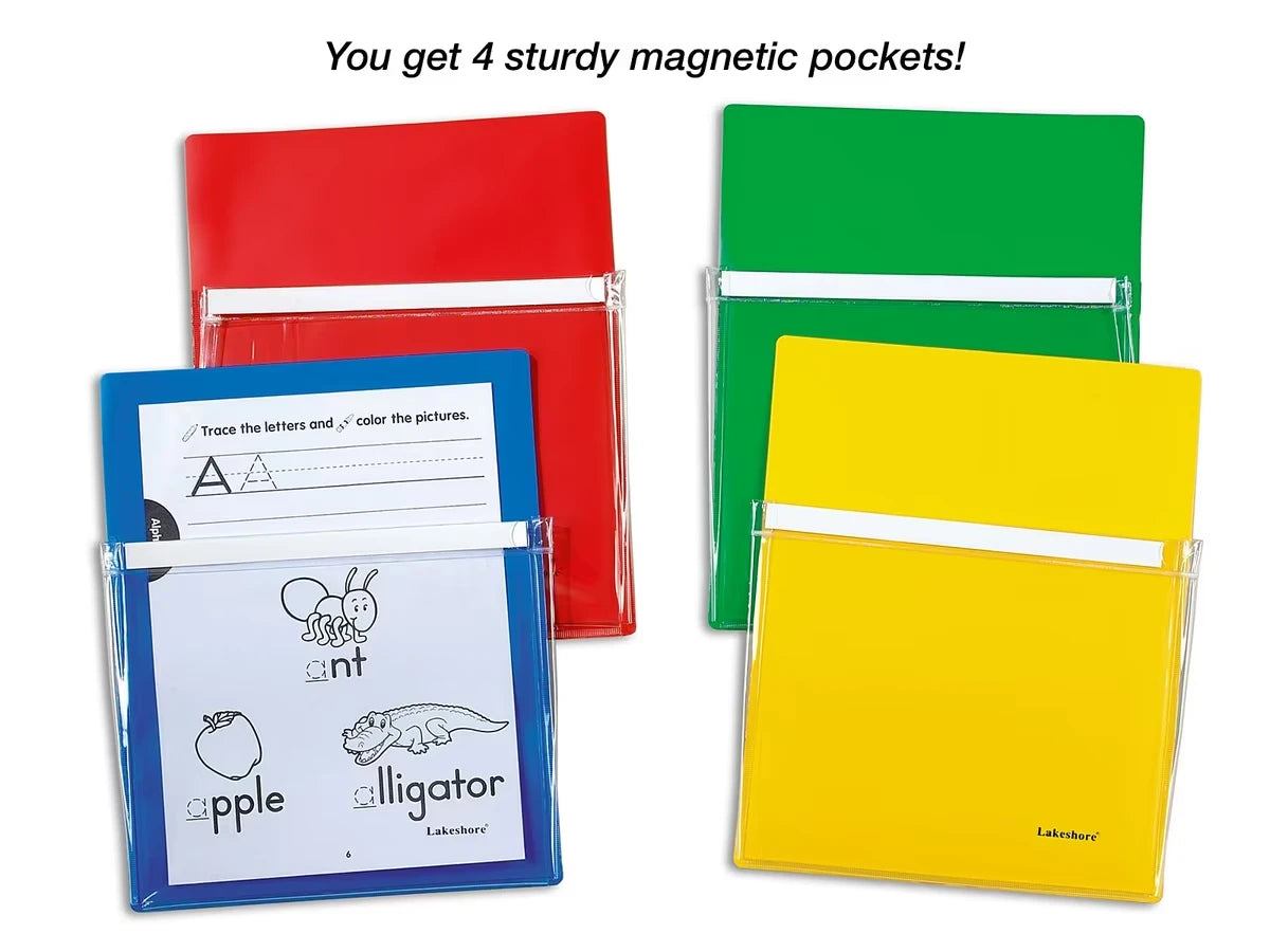 Magnetic Paper Pockets - Set of 4 - US 5439