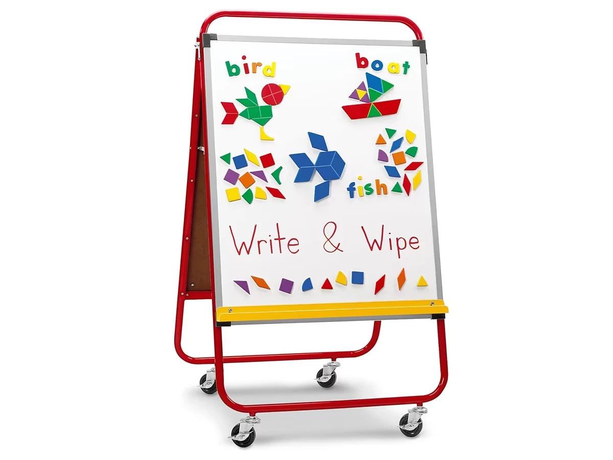 All-Purpose Teaching Easel with Locking Casters - US 7872