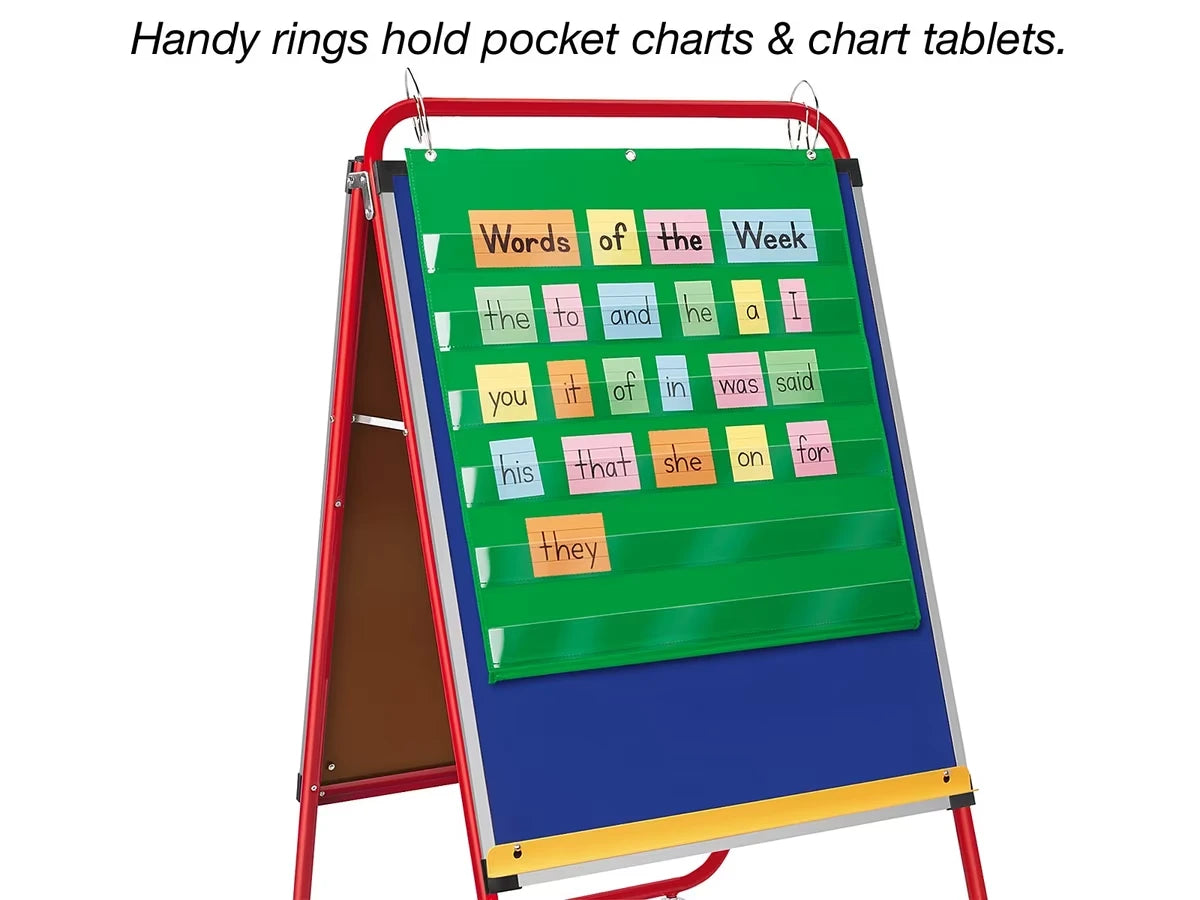 All-Purpose Teaching Easel with Locking Casters - US 7872