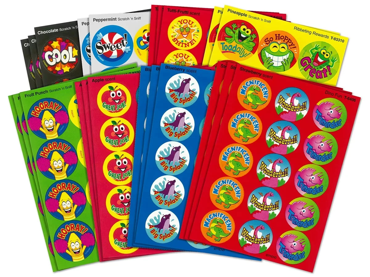 Scented Motivational Stickers - Variety Packs - US 9396