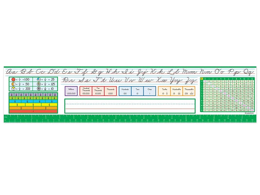 Lakeshore Traditional Cursive Reference Nameplates - Gr. 3-5 - US 3388