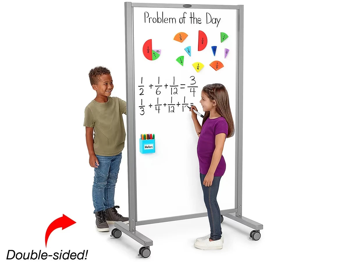 Flex-Space Mobile Magnetic Double-Sided Whiteboard - US 4880
