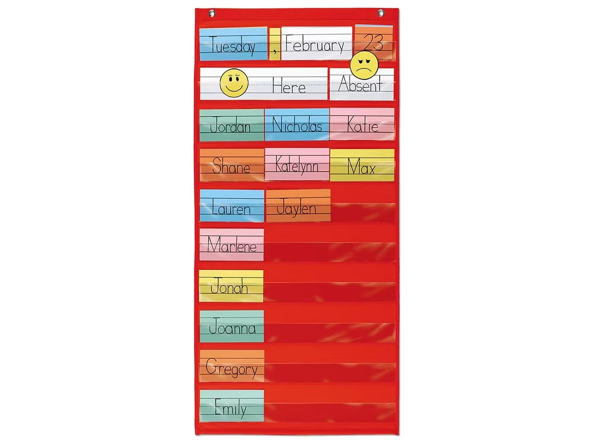 Space-Saver Pocket Chart - US 8551