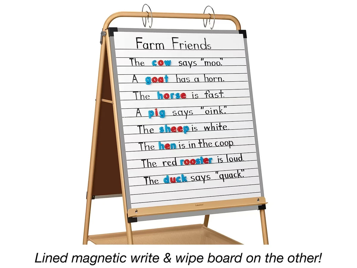 Heavy-Duty Mobile Teaching Easel - US 6172