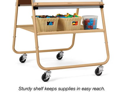 Heavy-Duty Mobile Teaching Easel - US 6172