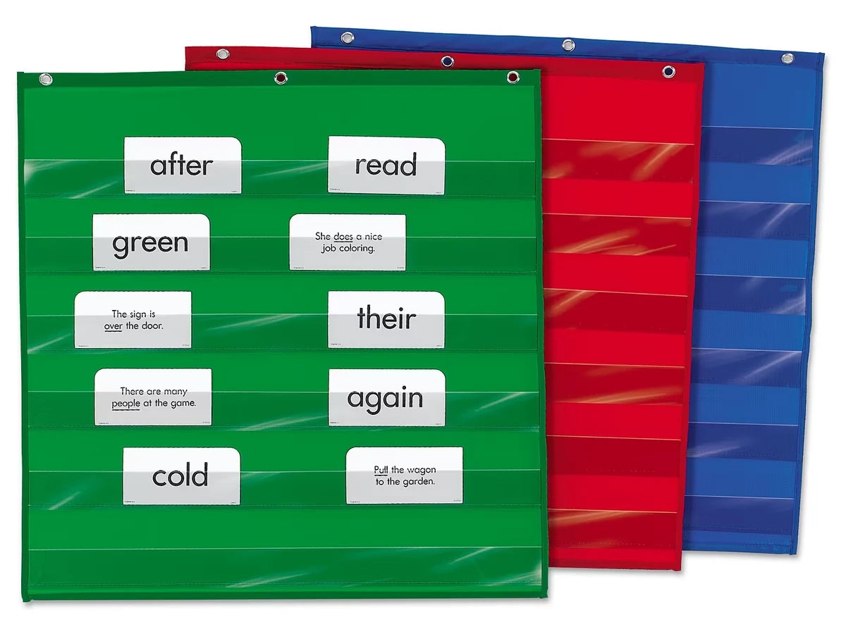 Heavy-Duty Small Pocket Chart - US 1339