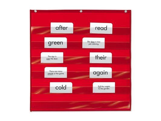 Heavy-Duty Small Pocket Chart - US 1339