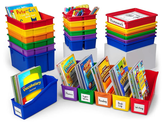 Classic Classroom Storage Bin Bundle - US 7519