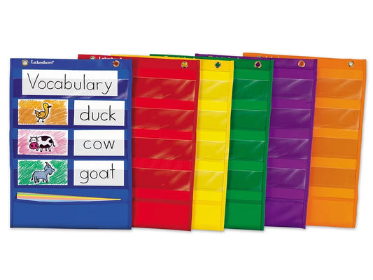 Learning Center Pocket Charts - Set of 6 - US 1354