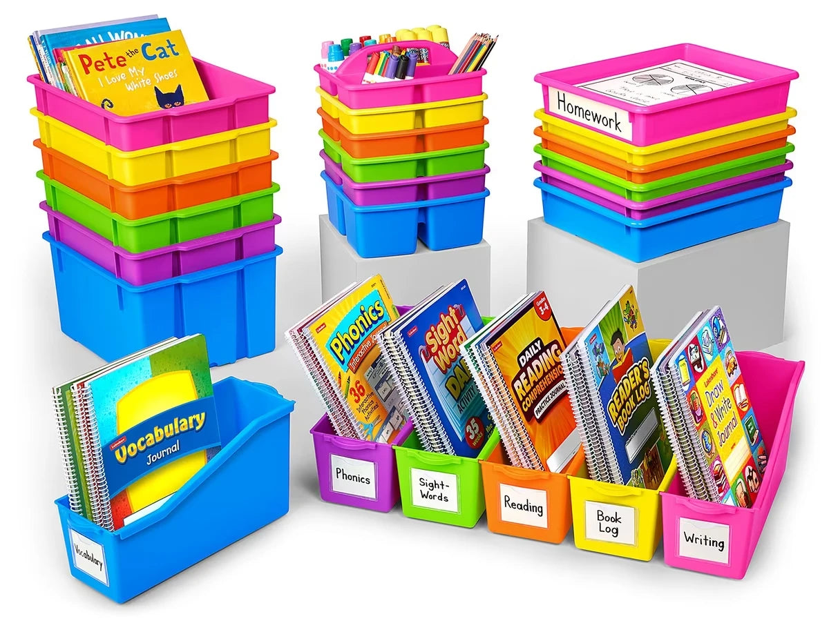 Neon Classroom Storage Bin Bundle - US 1297