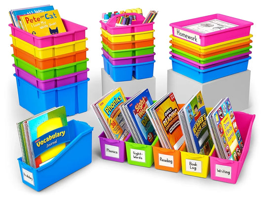 Neon Classroom Storage Bin Bundle - US 1297