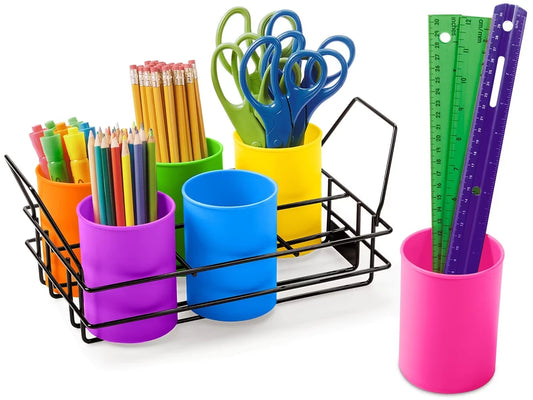 Neon Classroom Carry-All Supply Caddy - US 9953