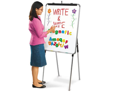 Magnetic Write & Wipe Adjustable Easel - US 3211