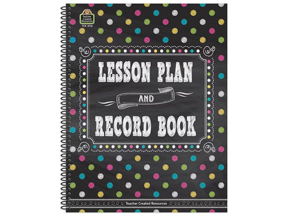 Chalkboard Brights Lesson Plan & Record Book - US 2085