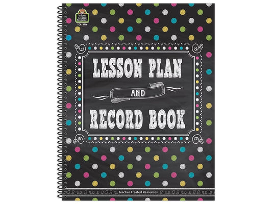 Chalkboard Brights Lesson Plan & Record Book - US 2085