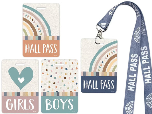 Everyone Is Welcome Student Hall Pass Lanyards - US 2972